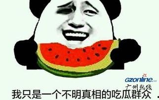 做个吃瓜群众的意思